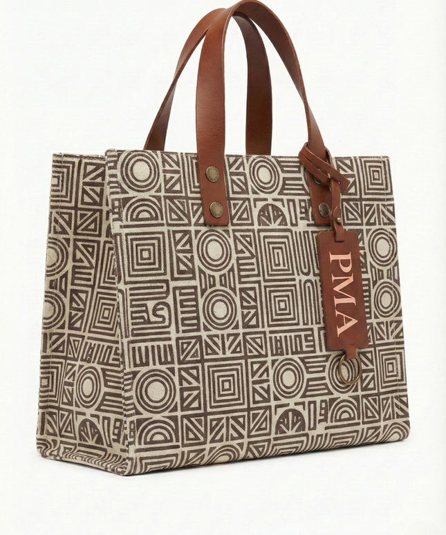 The Maison Signature Tote – PMA Heritage Pattern
