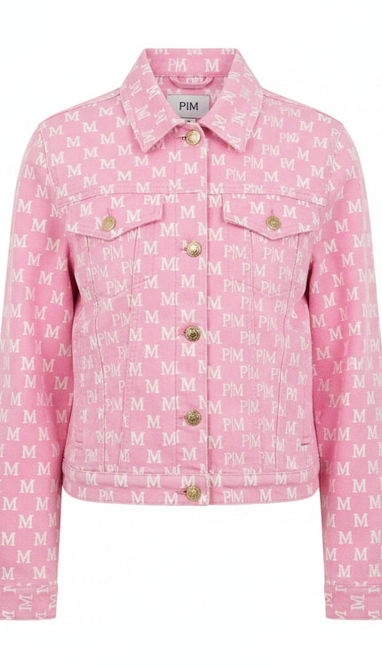 The PM Bubblegum Monogram Trucker