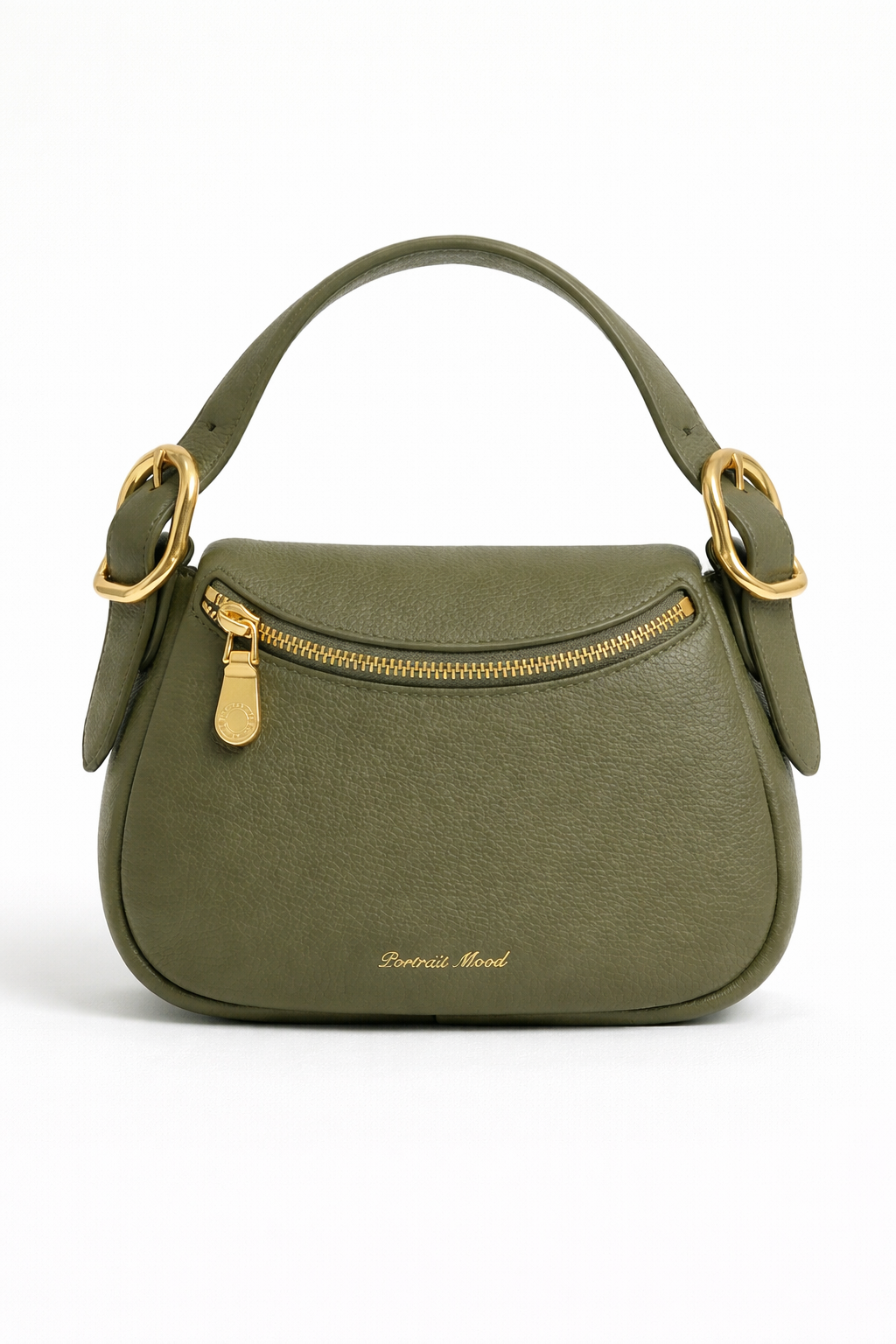 The P M Contour Saddle Bag Olive Edition
