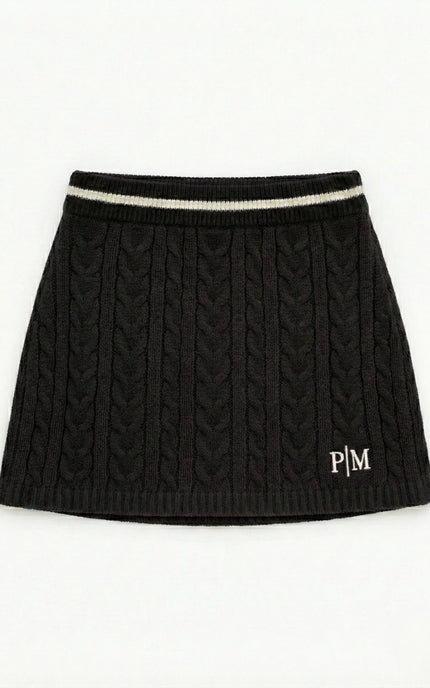 The PM Heritage Cable Knit Skirt
