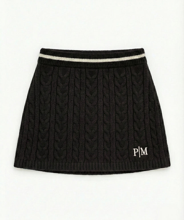 The PM Heritage Cable Knit Skirt