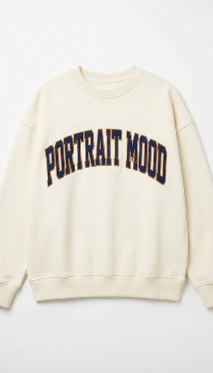 PORTRAIT MOOD™ Varsity Crest Sweatshirt