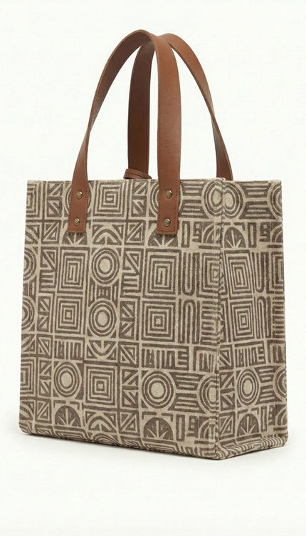The Maison Signature Tote – PMA Heritage Pattern