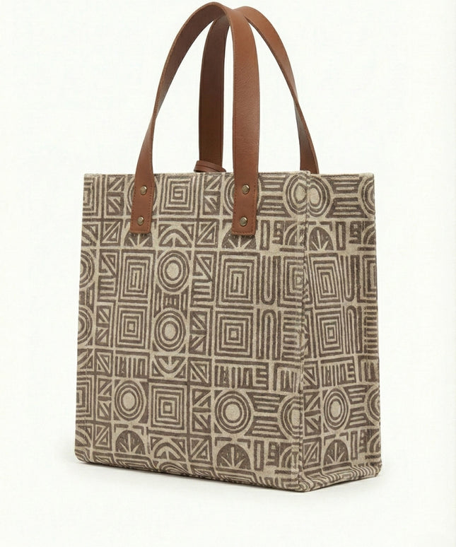 The Maison Signature Tote – PMA Heritage Pattern