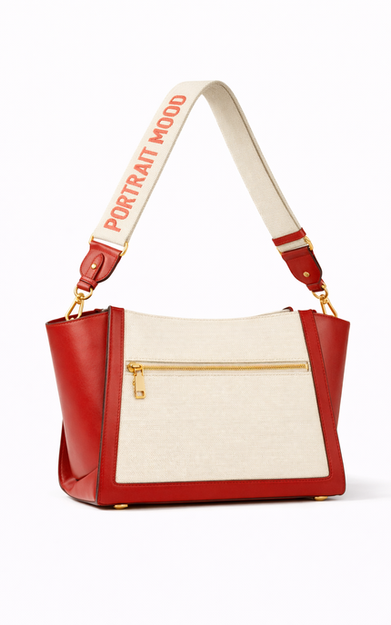 P|M SCANDAL Shoulder Bag - Cherry & Cream Sport Edition