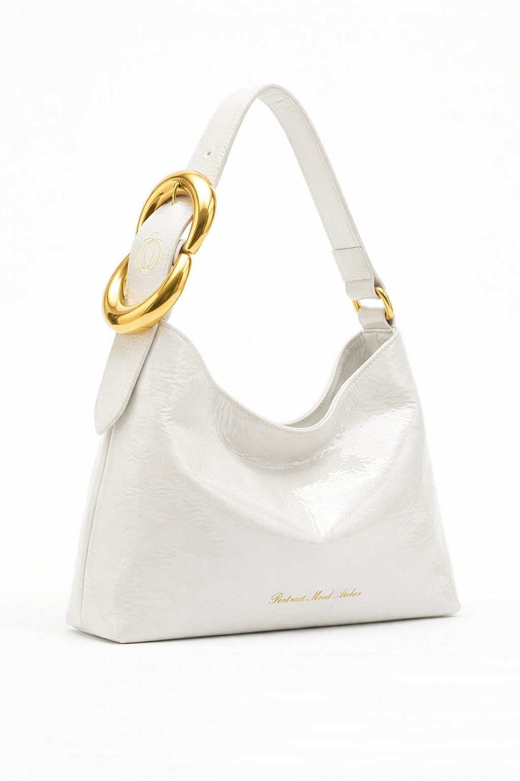 P|M Lumière Shoulder Bag — Blanc Éther