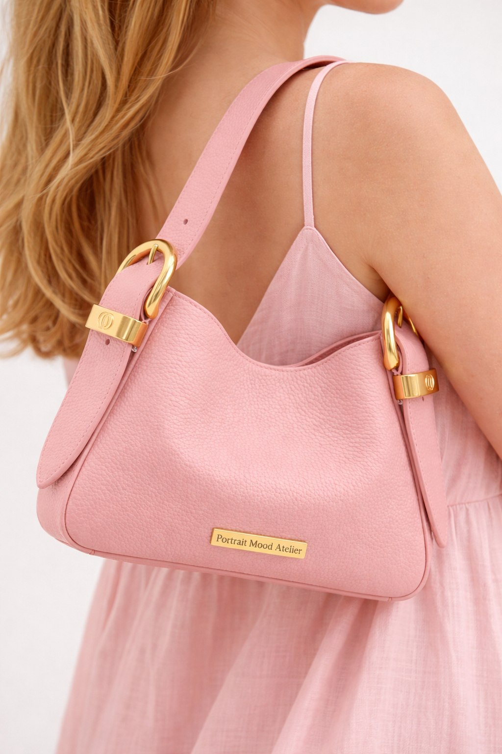 P|M Caprice Shoulder Bag — Rose Lumière