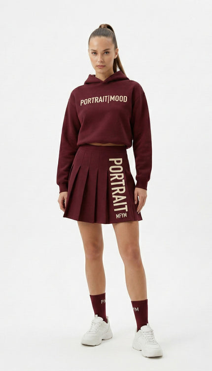 THE BORDEAUX MOOD PLEATED SET