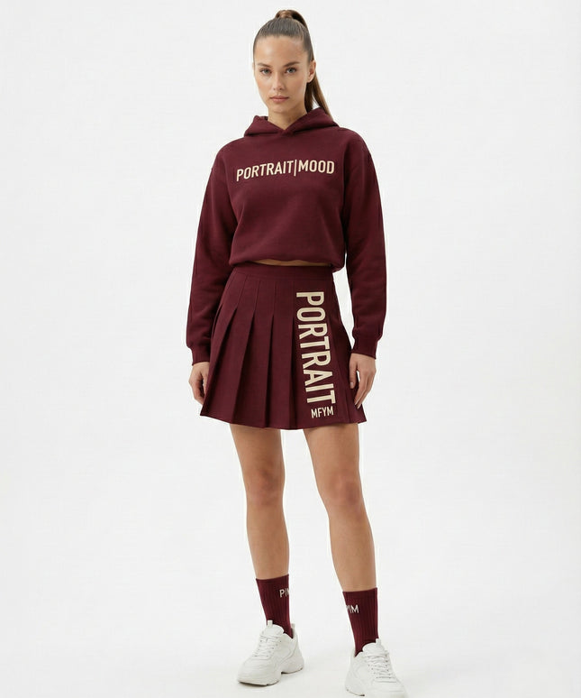 THE BORDEAUX MOOD PLEATED SET