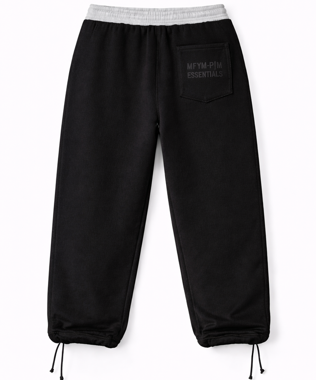 The PM Noir Contrast Toggle Pant