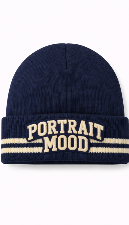 The Portrait Mood Varsity Beanie