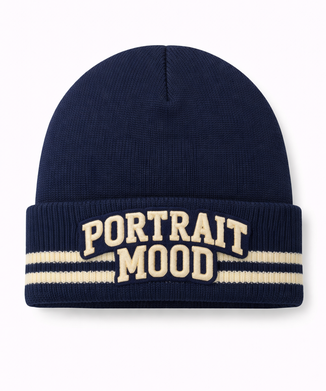 The Portrait Mood Varsity Beanie