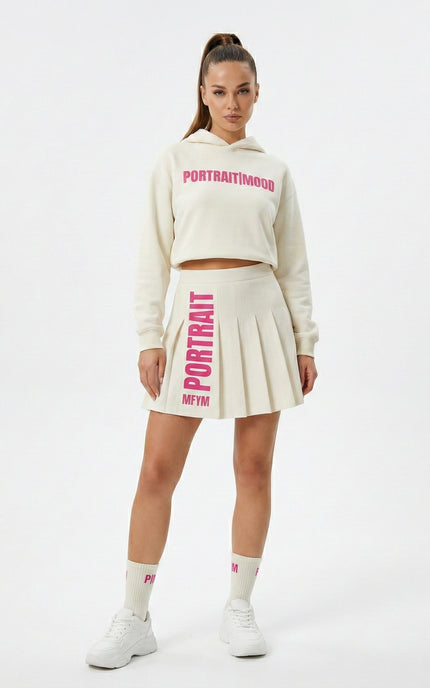 THE IVORY PINK MOOD PLEATED SET