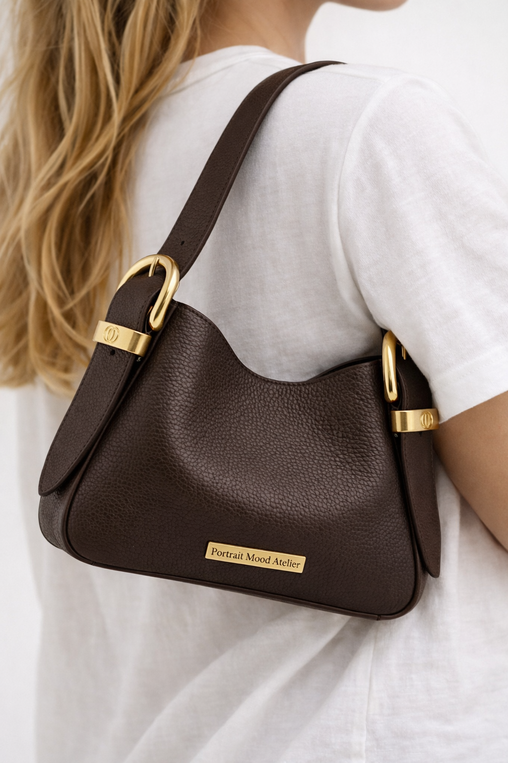 P|M Caprice Shoulder Bag — Café Souverain