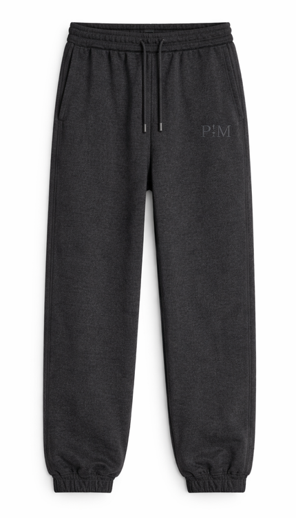 The P|M Archive Monogram Jogger - Charcoal Edition