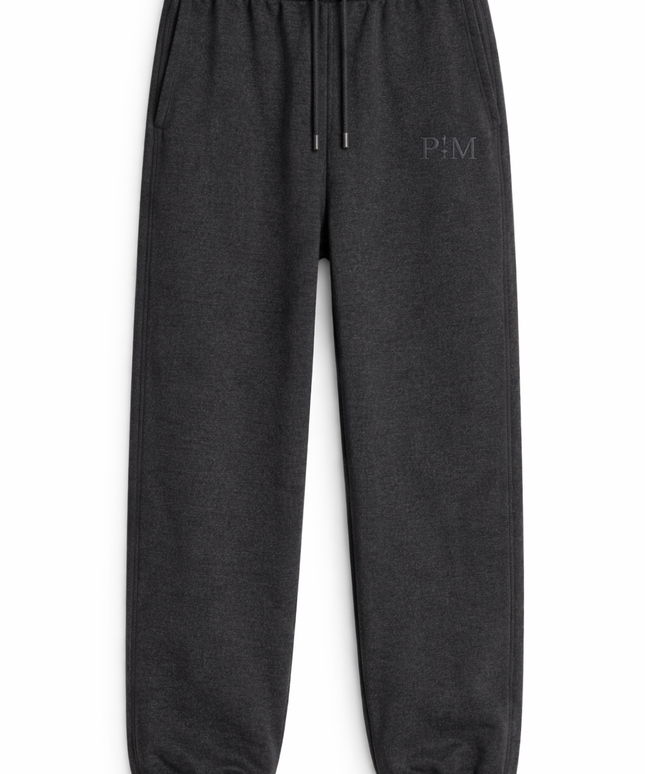 The P|M Archive Monogram Jogger - Charcoal Edition