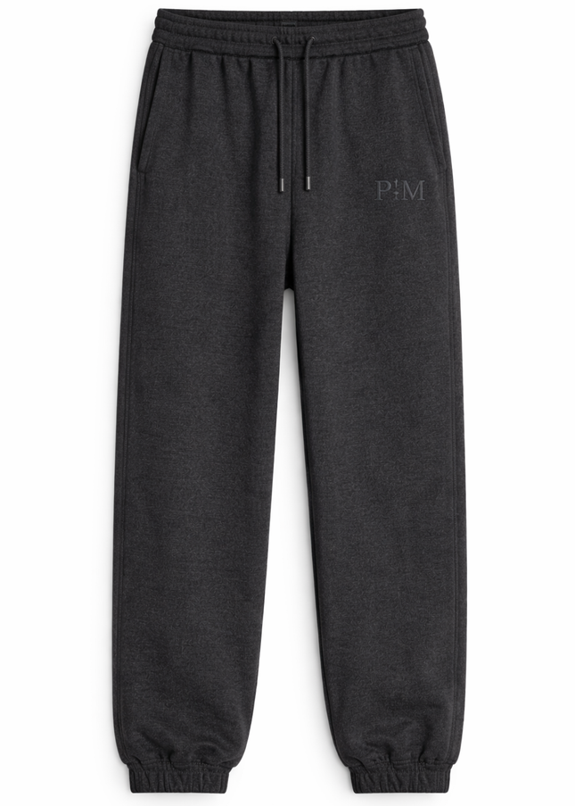 The P|M Archive Monogram Jogger - Charcoal Edition