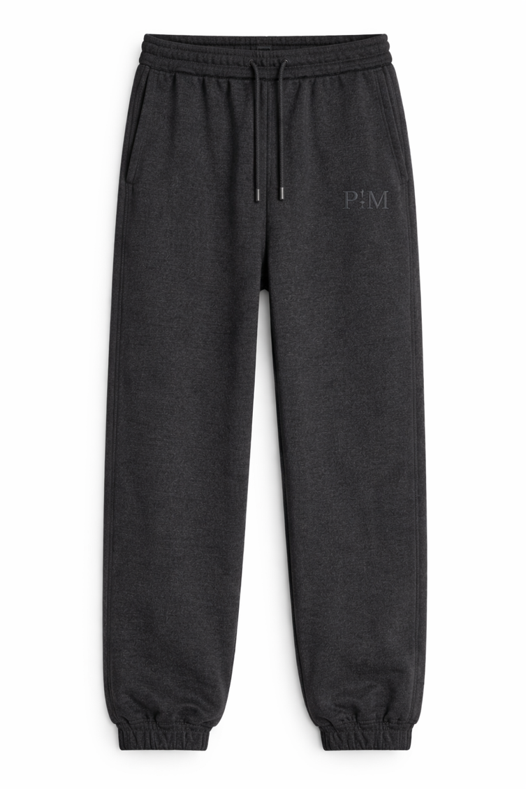 The P|M Archive Monogram Jogger - Charcoal Edition