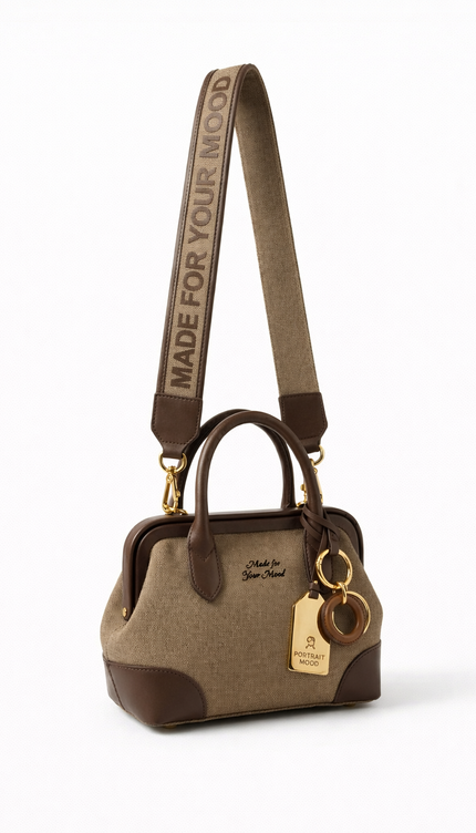 The P|M Archive Doctor Bag - Taupe & Espresso Edition
