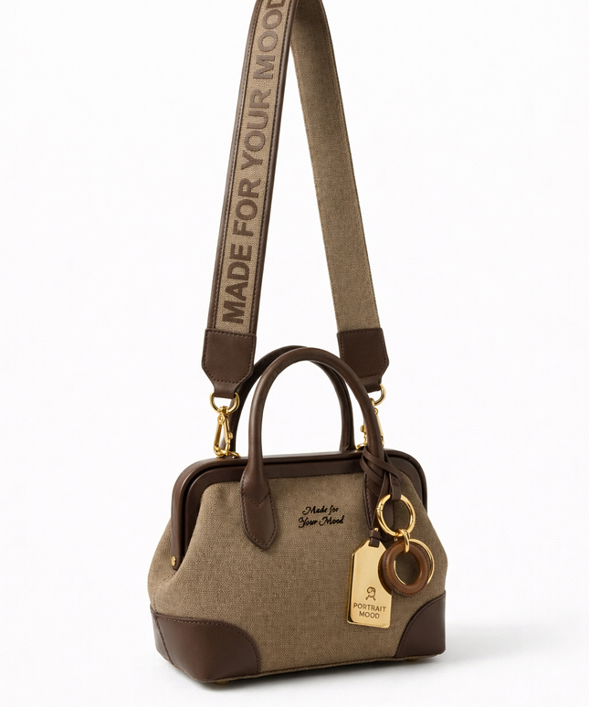 The P|M Archive Doctor Bag - Taupe & Espresso Edition