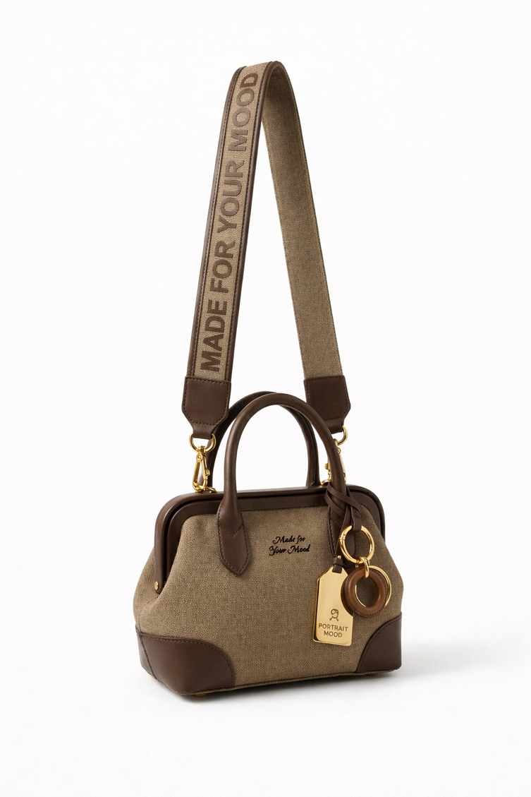 The P|M Archive Doctor Bag - Taupe & Espresso Edition