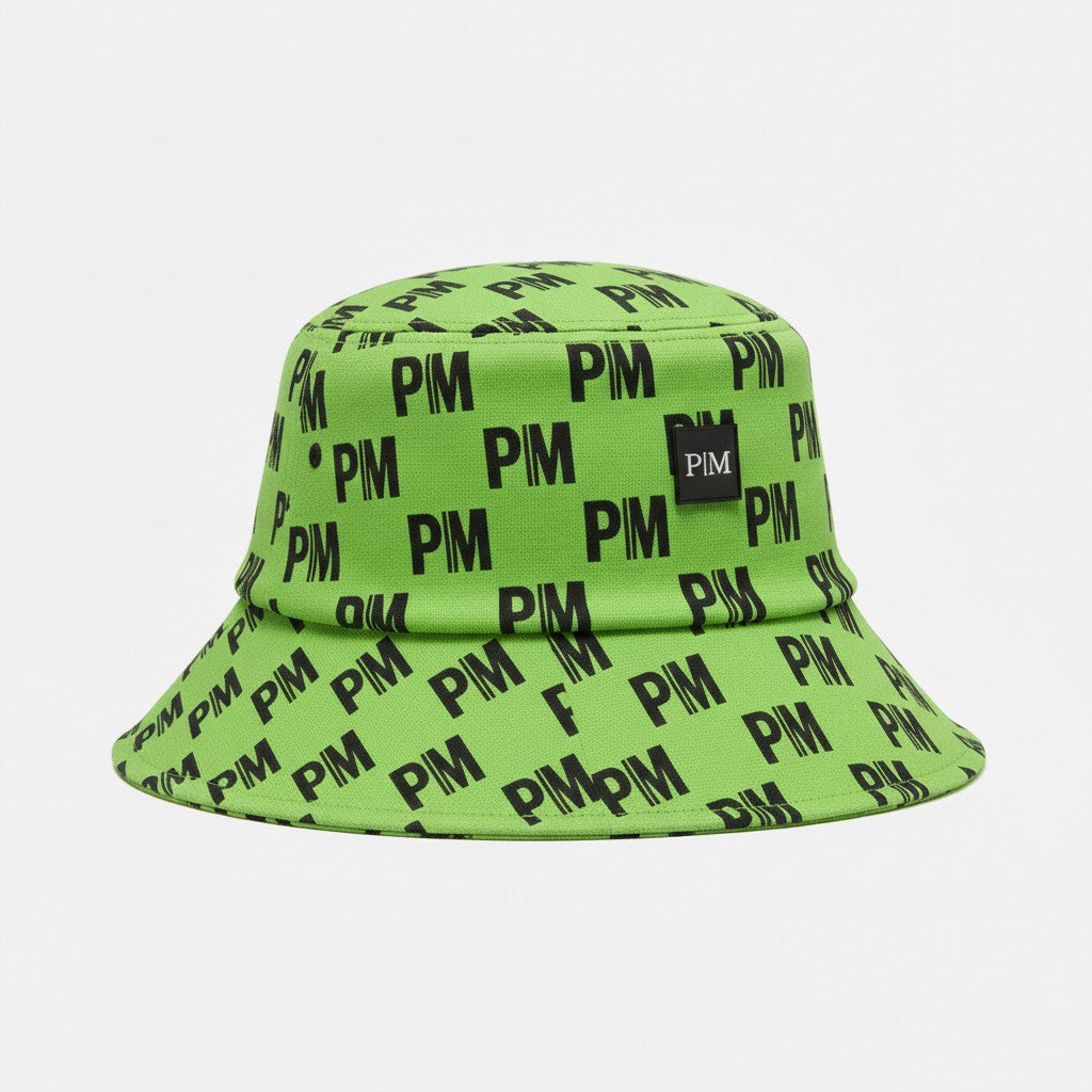 The PM Vivid Monogram Bucket Hat