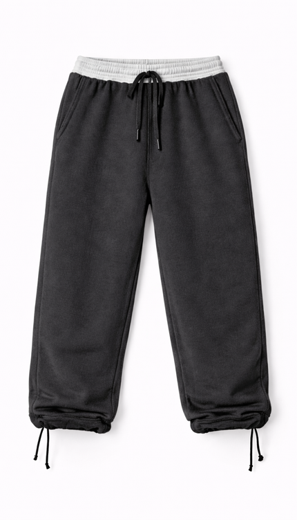 The PM Noir Contrast Toggle Pant