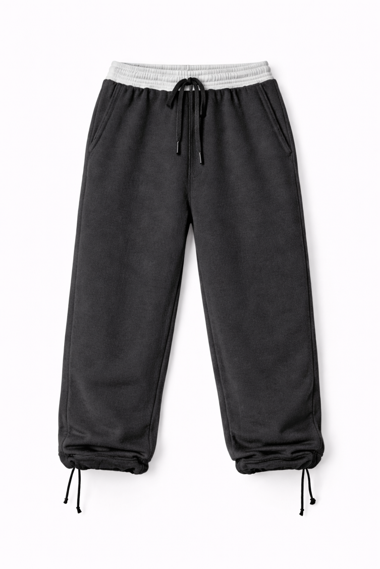 The PM Noir Contrast Toggle Pant