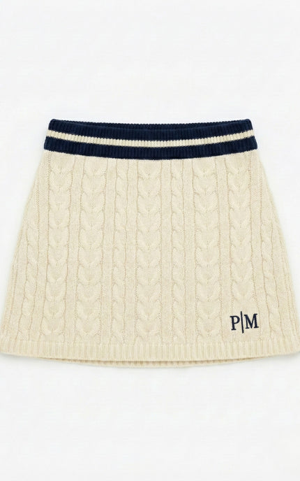 The PM Heritage Cable Knit Skirt