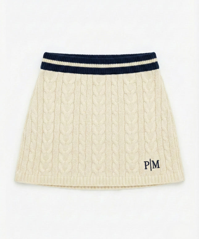 The PM Heritage Cable Knit Skirt