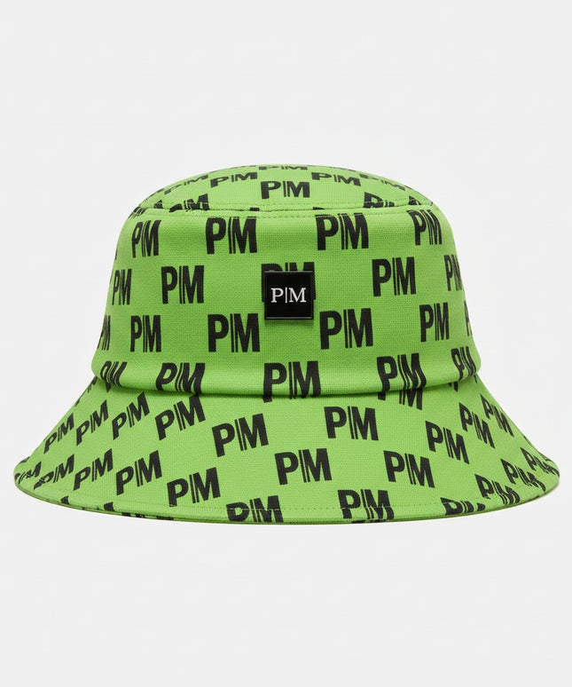 The PM Vivid Monogram Bucket Hat