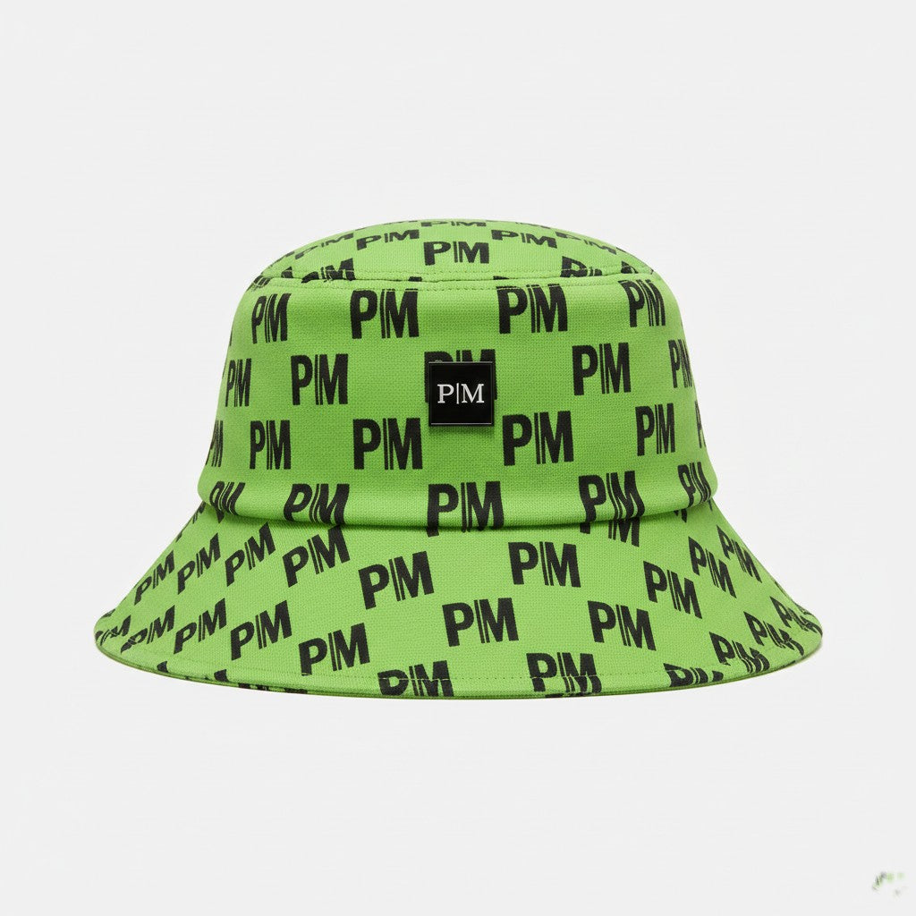 The PM Vivid Monogram Bucket Hat
