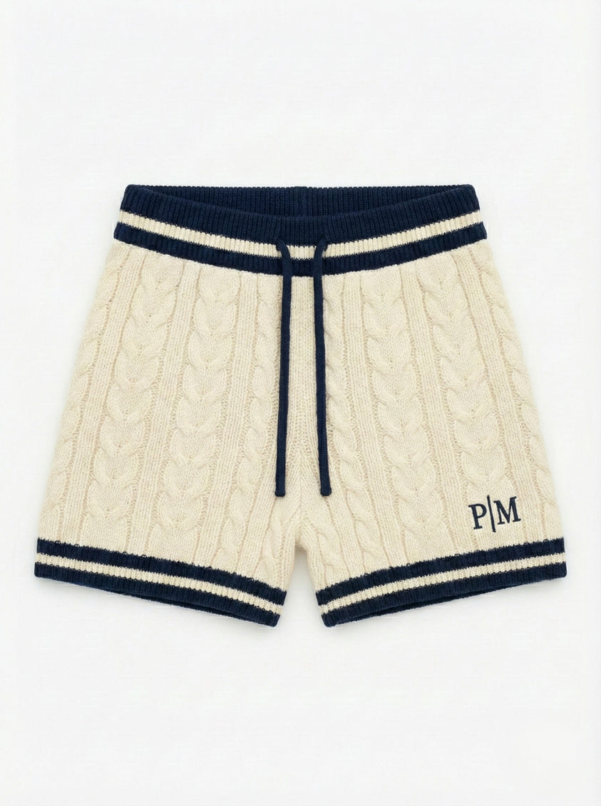 The PM Heritage Cable Knit Short