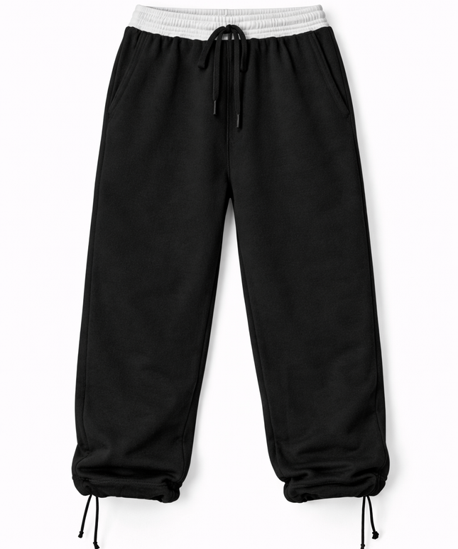 The PM Noir Contrast Toggle Pant