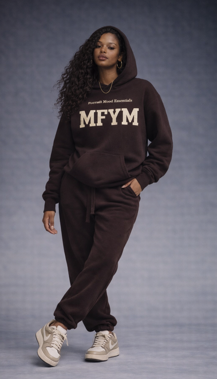 The MFYM Espresso Portrait Hoodie
