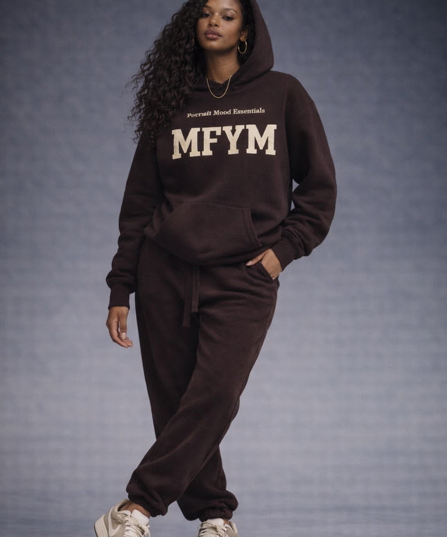 The MFYM Espresso Portrait Hoodie