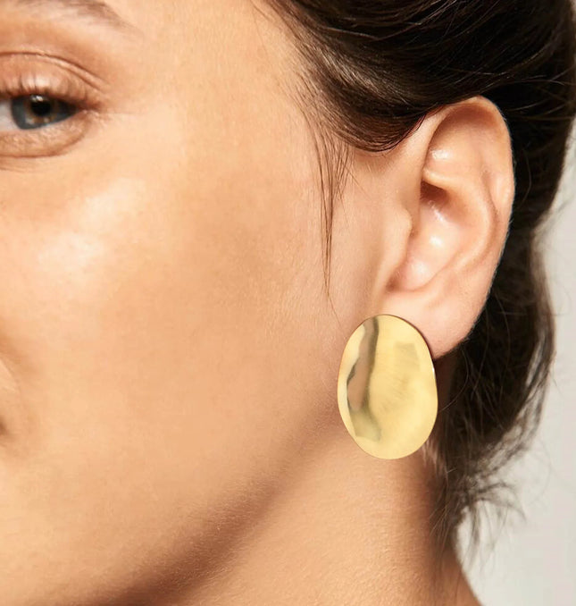 ORO OVAL EARRINGS