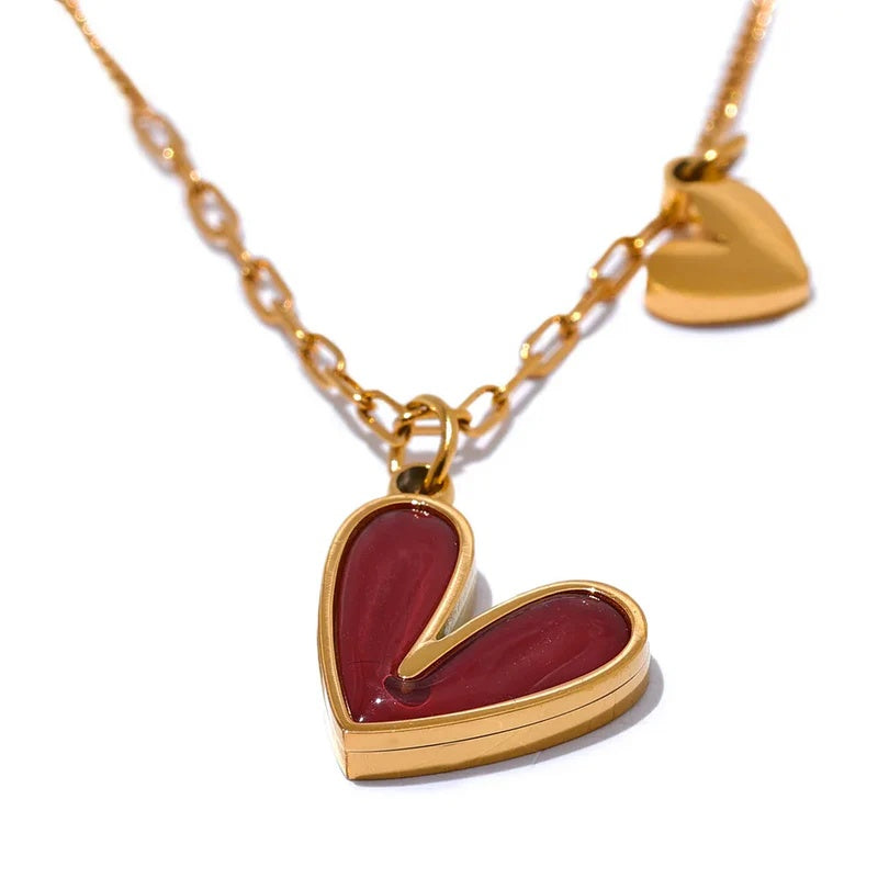Twin Heart Necklace