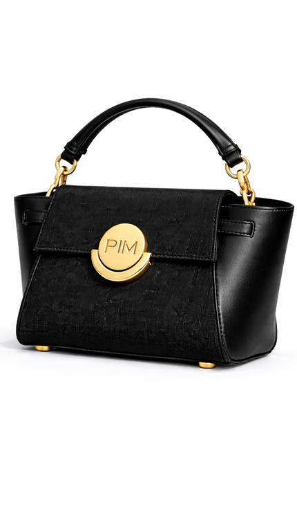 P|M ALLURE Top Handle - Noir Mixed-Media (Signature Edition)