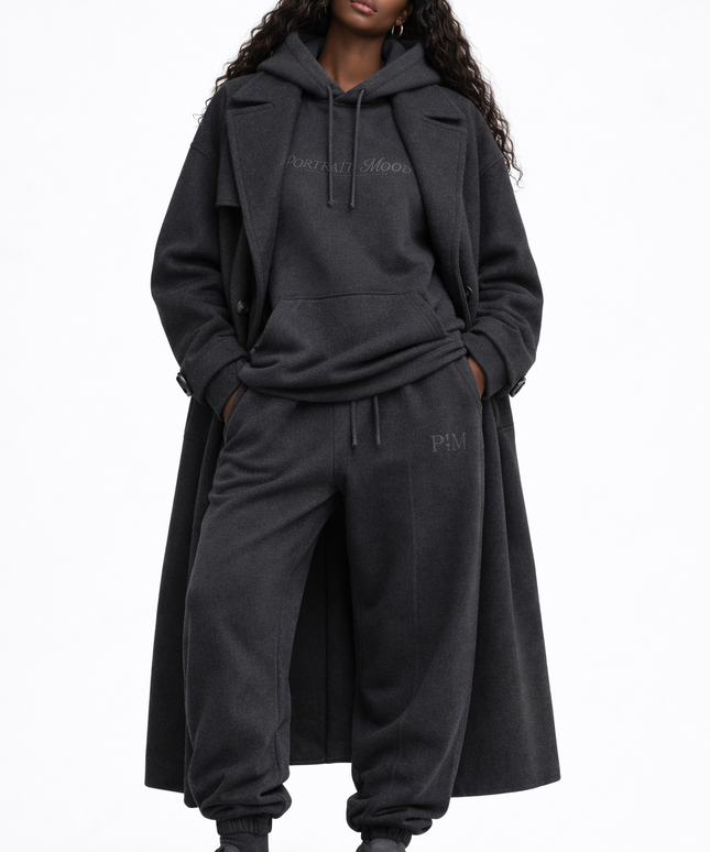 The P|M Archive Monogram Jogger - Charcoal Edition