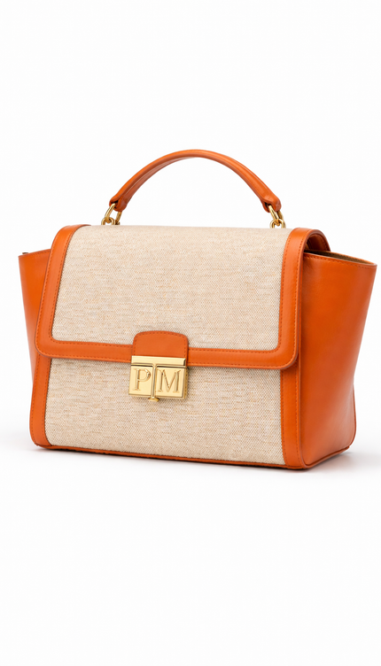 P|M RADIANCE Top Handle - Sicilian Tangerine Mixed-Media