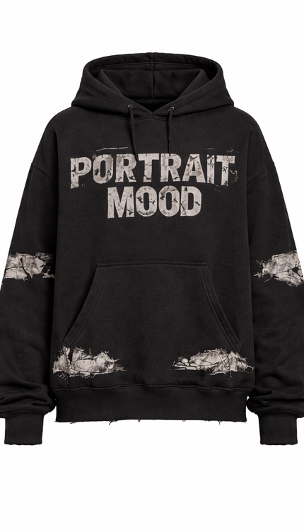 The PM Grunge Portrait Hoodie