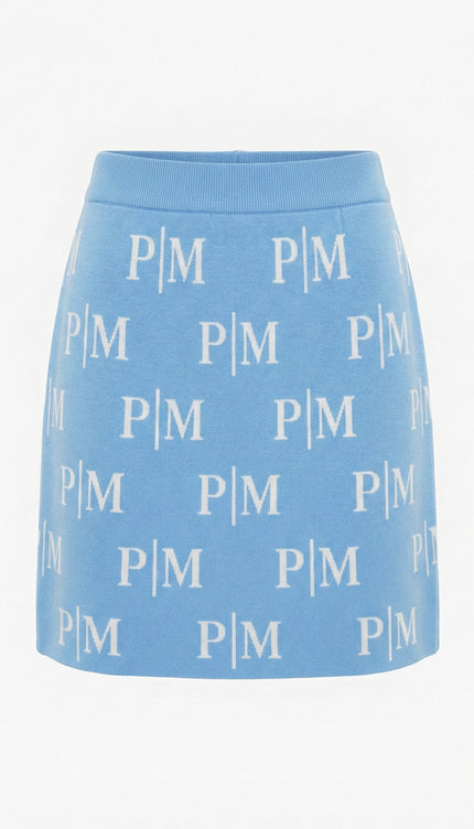 The PM Sky Icon Knit Skirt