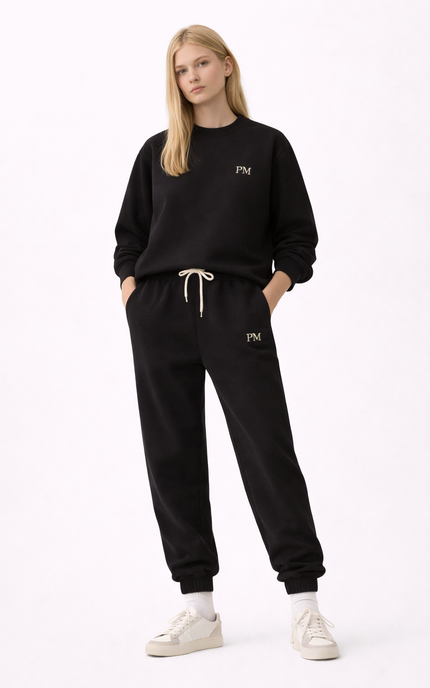 The PM Noir Monogram Crew