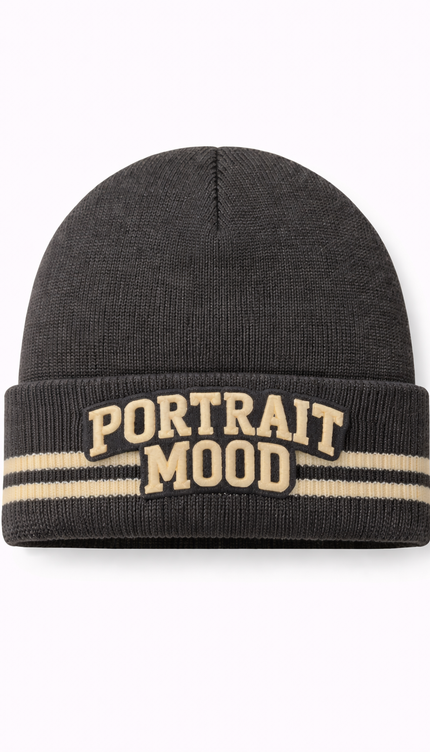 The Portrait Mood Varsity Beanie