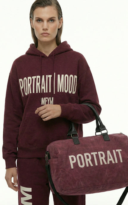 PORTRAIT MOOD Burgundy Hooded Set — MFYM Edition