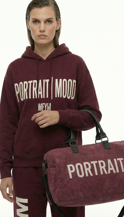 PORTRAIT MOOD Burgundy Hooded Set — MFYM Edition