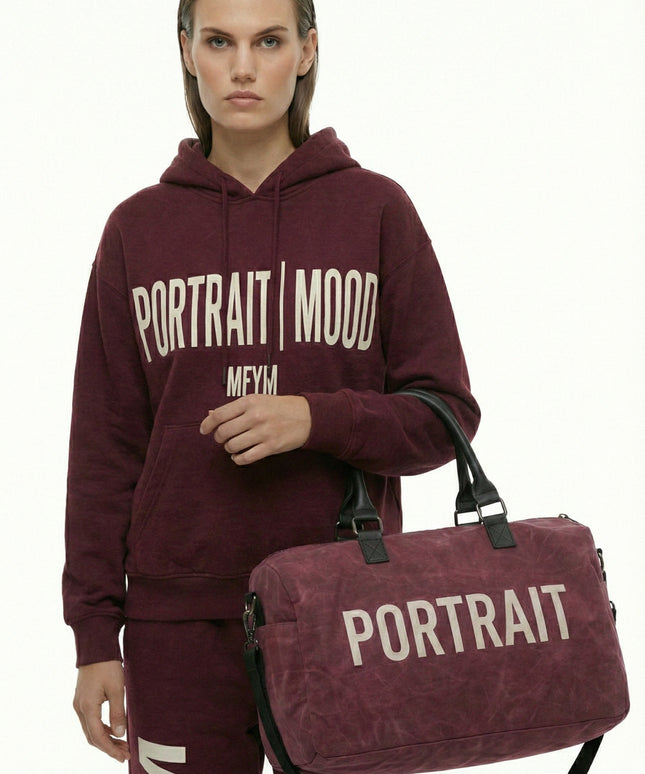 PORTRAIT MOOD Burgundy Hooded Set — MFYM Edition