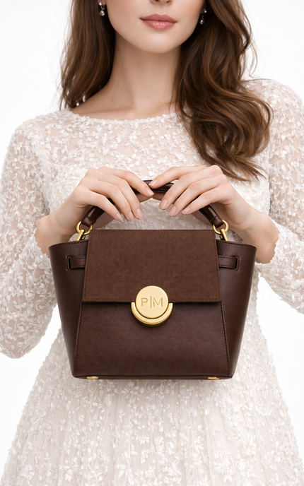 P|M GROUNDED Mini Top Handle - Vintage Espresso