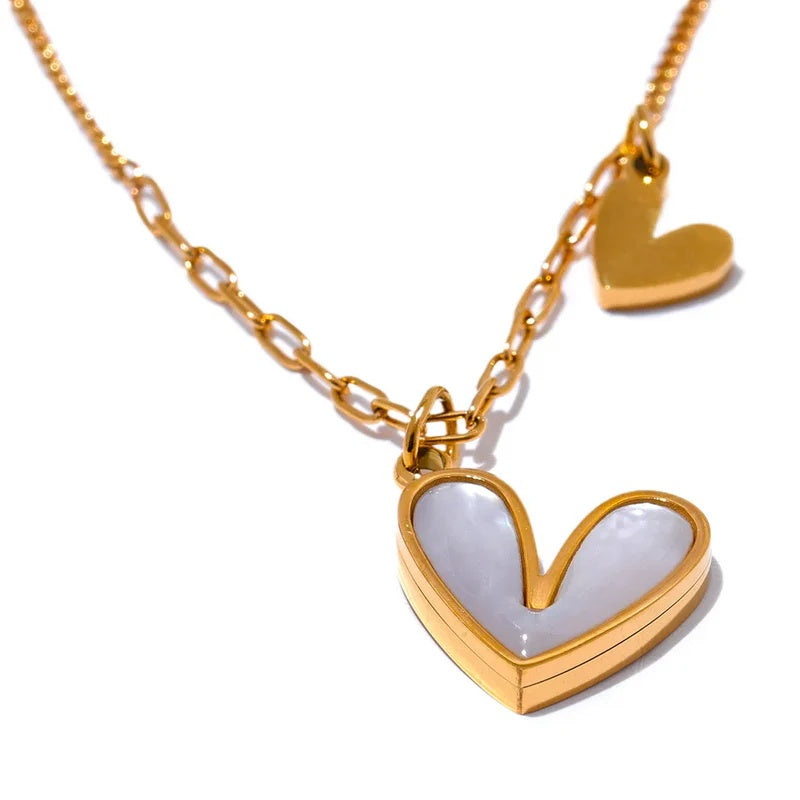 Twin Heart Necklace